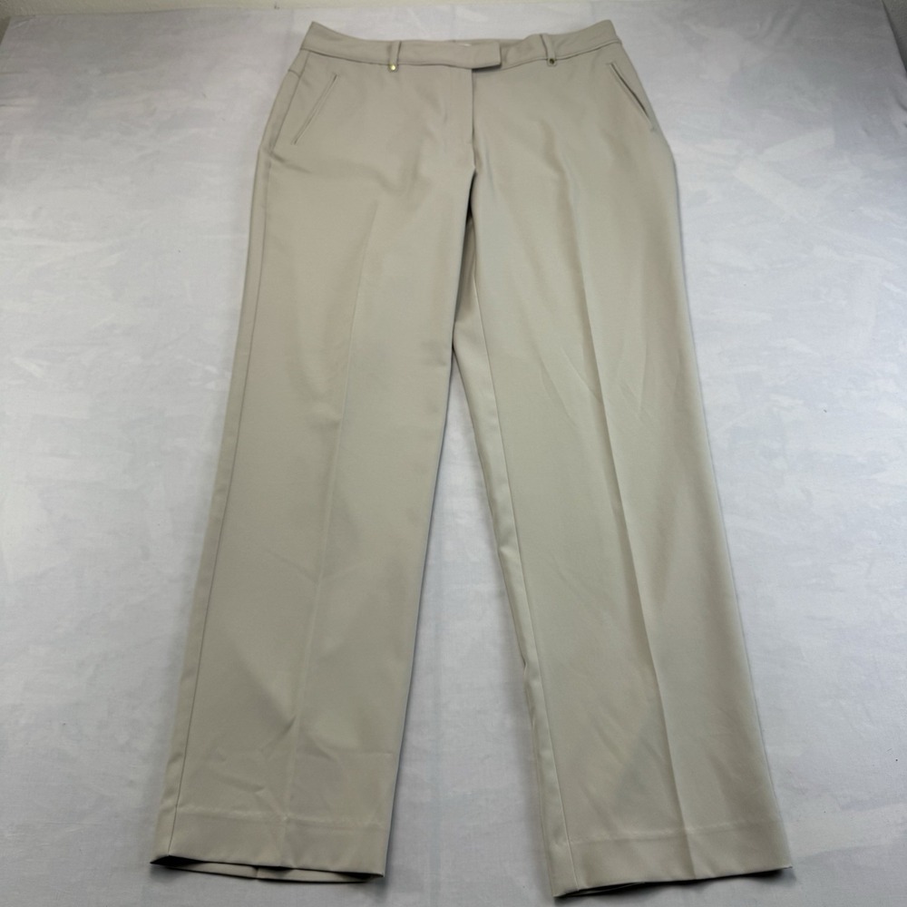 Lady Hagen Essentials Women's Size 8 Khaki Golf Pants Straight Leg - Picture 5 of 6